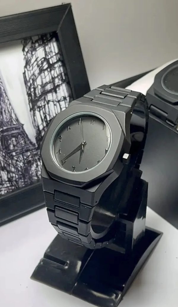Arabic Aura Watch Premium Quality Full Black Color Watch