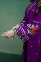 2 Pcs Women's Unstitched Embroidered Suit