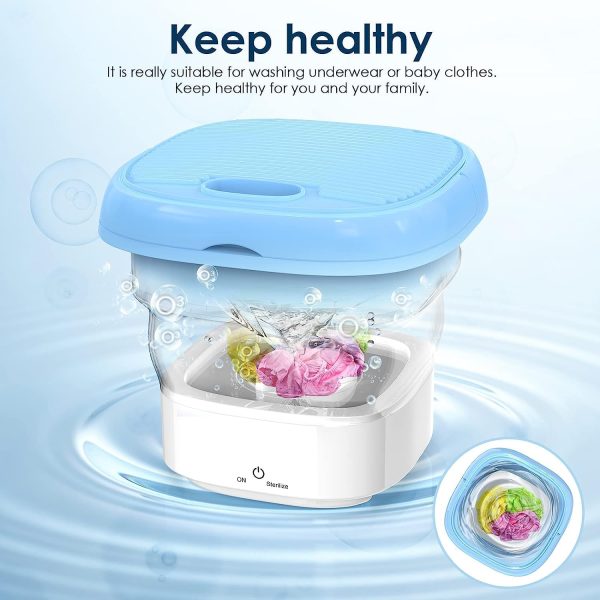 Semi-automatic Mini Folding Washing Machine With Dryer Good Quality( Random Color )